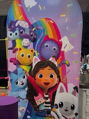 Gabby Dollhouse Arch Backdrop